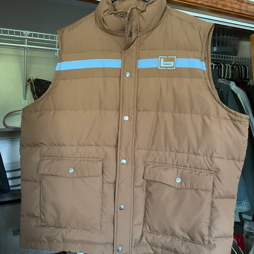 Banded Down Vest. XL